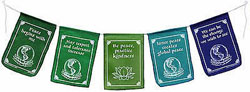 "I can do better" global peace prayer flags